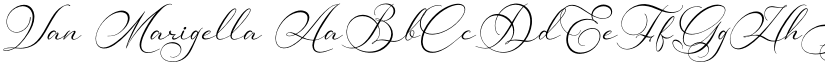 Van Marigella font download