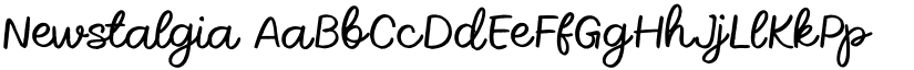Newstalgia font