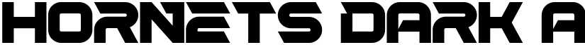 Hornets Dark font