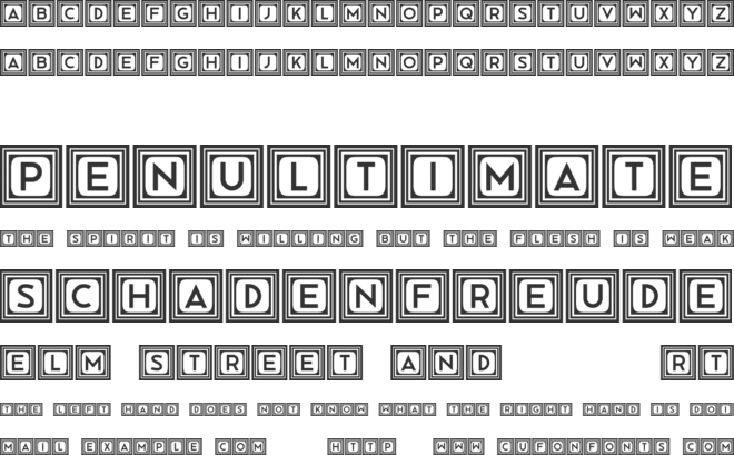Crayon Flat font preview