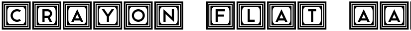 Crayon Flat font