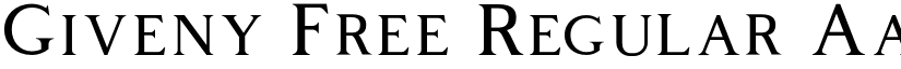 Giveny Free Regular font