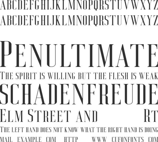 Deluce Free font preview