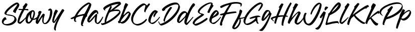 Stowy font download