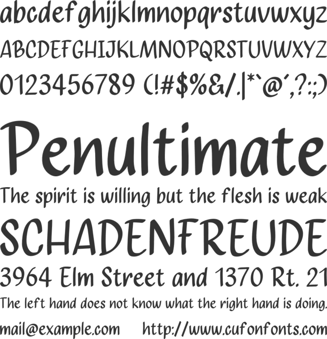 LOVER SQUAD font preview