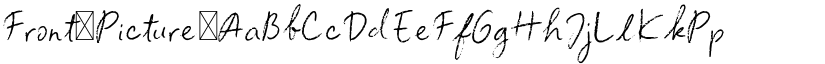 Front Picture font download