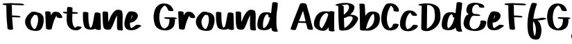 Fortune Ground font