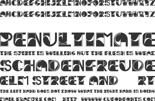 Girls from the Forest font preview