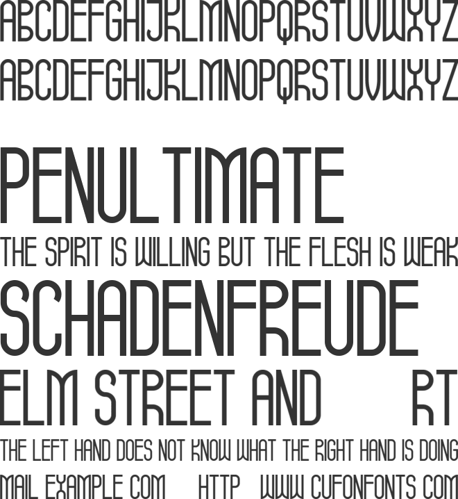 Broadcaster Retro font preview