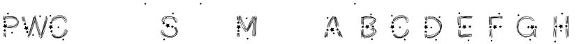 PWChristmasStars Medium font