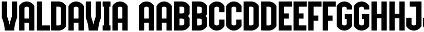 Valdavia font download