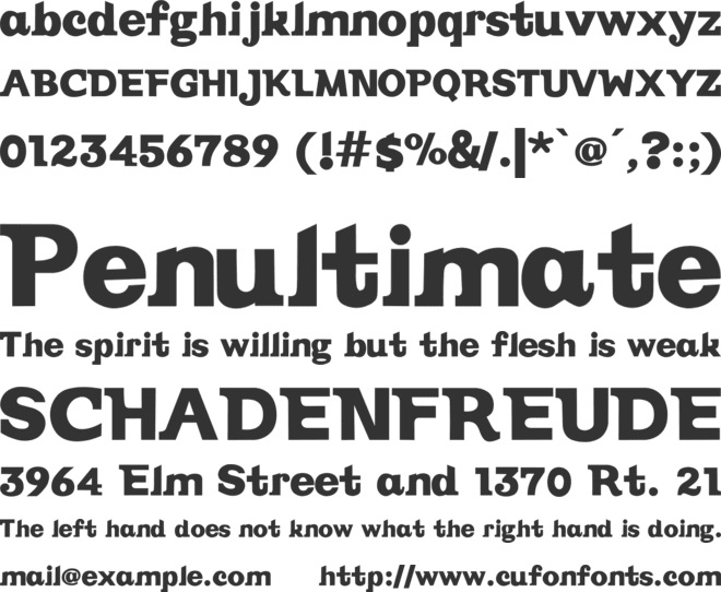 Schmopyfringement font preview