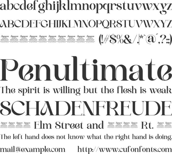 Baik Personal Use Only font preview