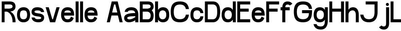 Rosvelle font download
