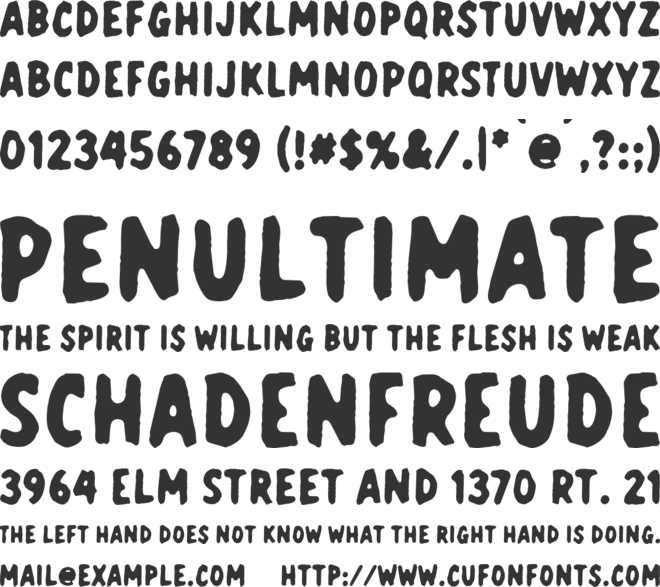 Roadster Customs Sans 01 font preview