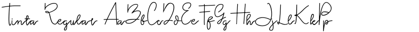 Tinta Regular font