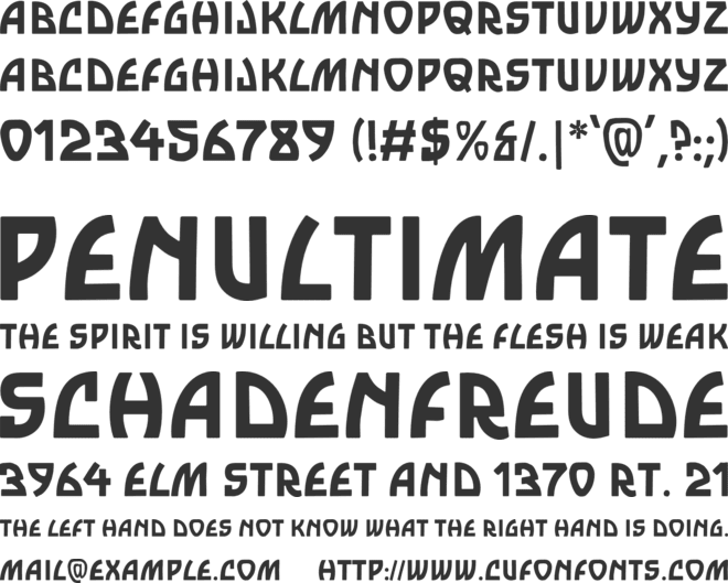 Solera font preview