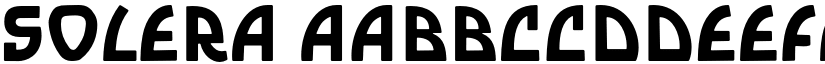 Solera font