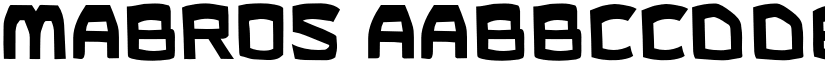 Mabros font download