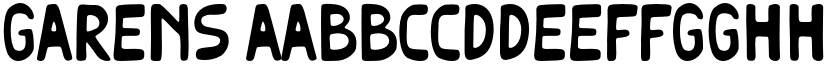 Garens font download