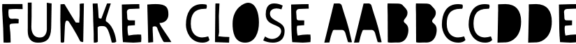 Funker Close font