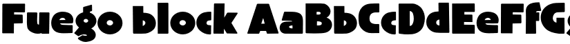 Fuego block font download