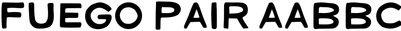 Fuego Pair font