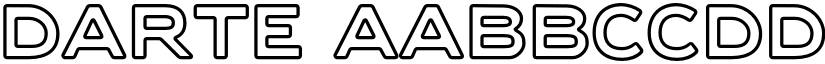 Darte font