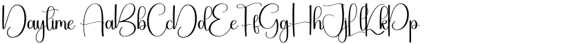 Daytime font download