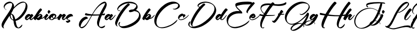 Rabions font