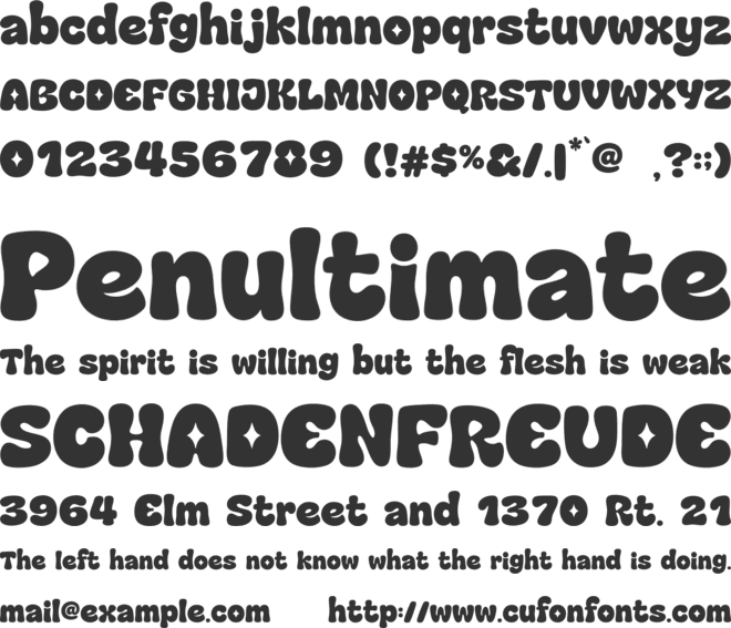 Sunny Star font preview