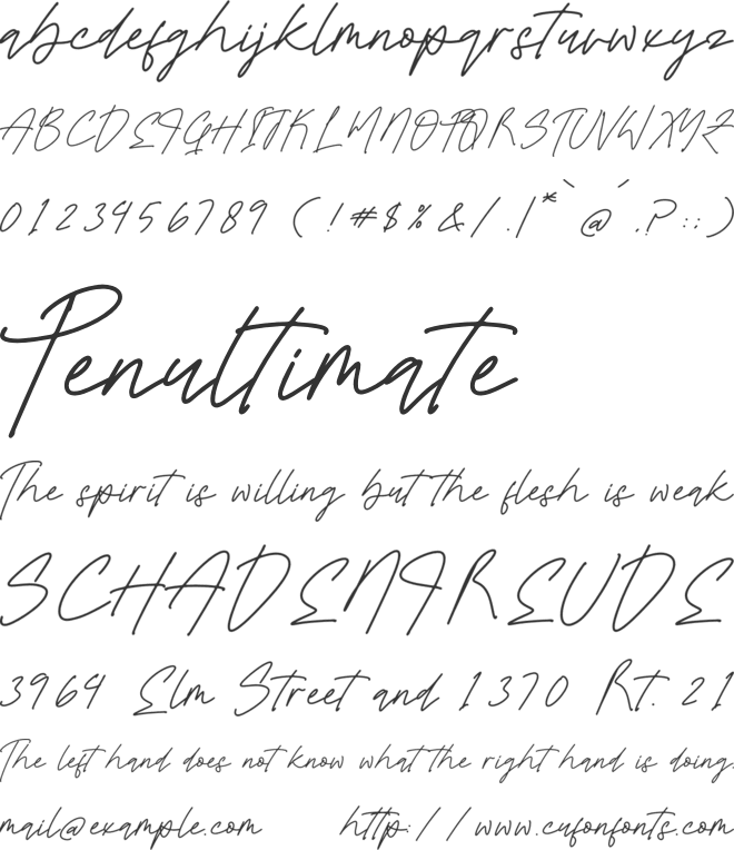 Brighton Heritage font preview