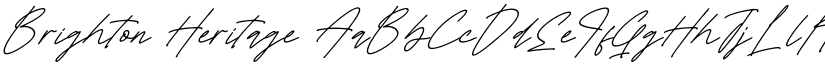 Brighton Heritage font