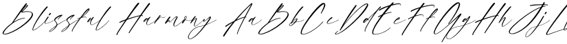 Blissful Harmony font