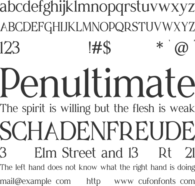 Blades of Fortunes - Personal Use font preview