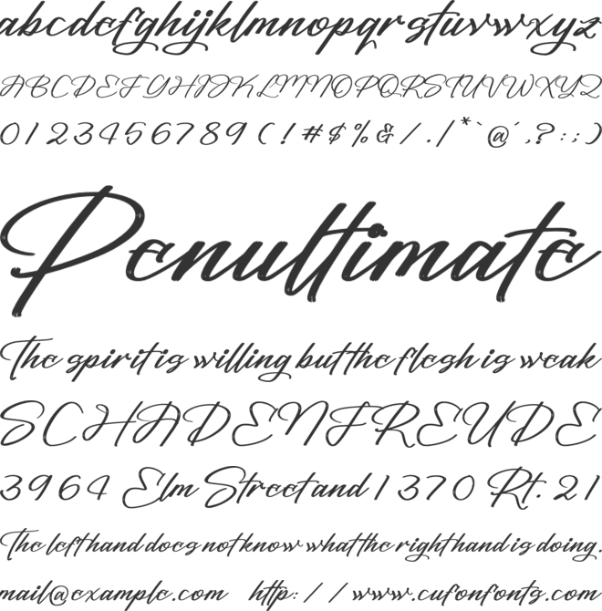 Royales Marketz font preview