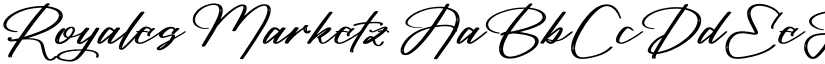 Royales Marketz font