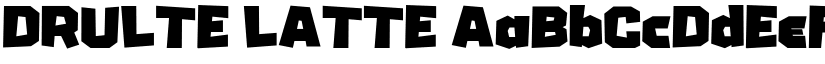 DRULTE LATTE font