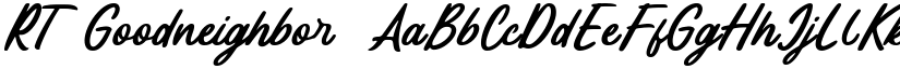 RT Goodneighbor font download