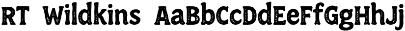RT Wildkins font download