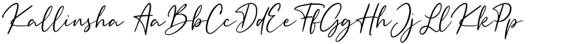 Kallinsha font
