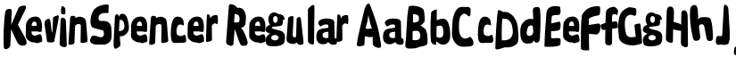 KevinSpencer Regular font