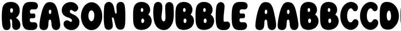 Reason Bubble font download