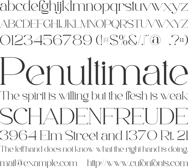 Jesslyn font preview