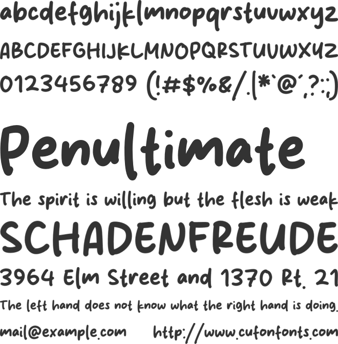 Delecius Chilli font preview
