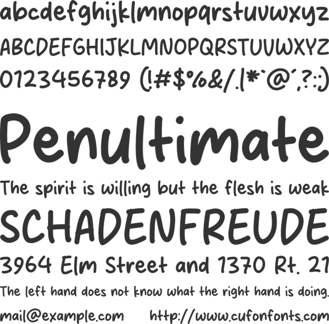 Cheese Milky font preview