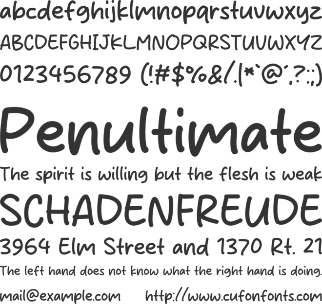 Classic Market font preview