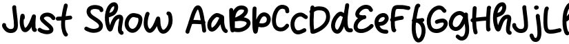 Just Show font download