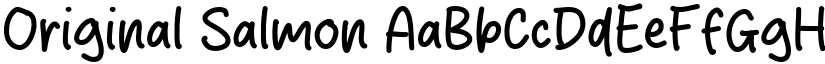 Original Salmon font download