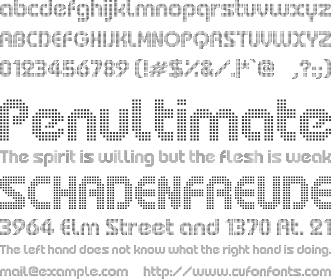Bauhaus Olga 1933 font preview